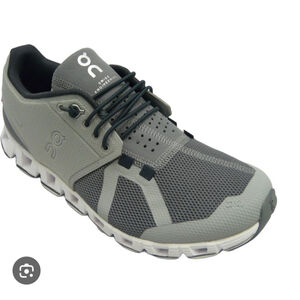 On Running Cloud Women's Gray Black Athletic Running Shoes Slate Rock Size 7